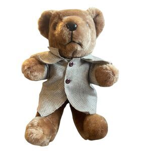 Vintage 1983 Trudy Teddy Bear Sherlock Holmes (no hat or magnifying glass)
